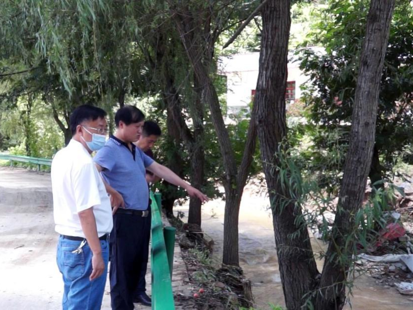 县领导到楼台乡指导灾情 