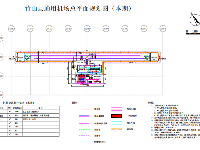 竹山通用机场项目近期将新建跑道及相关配套设施