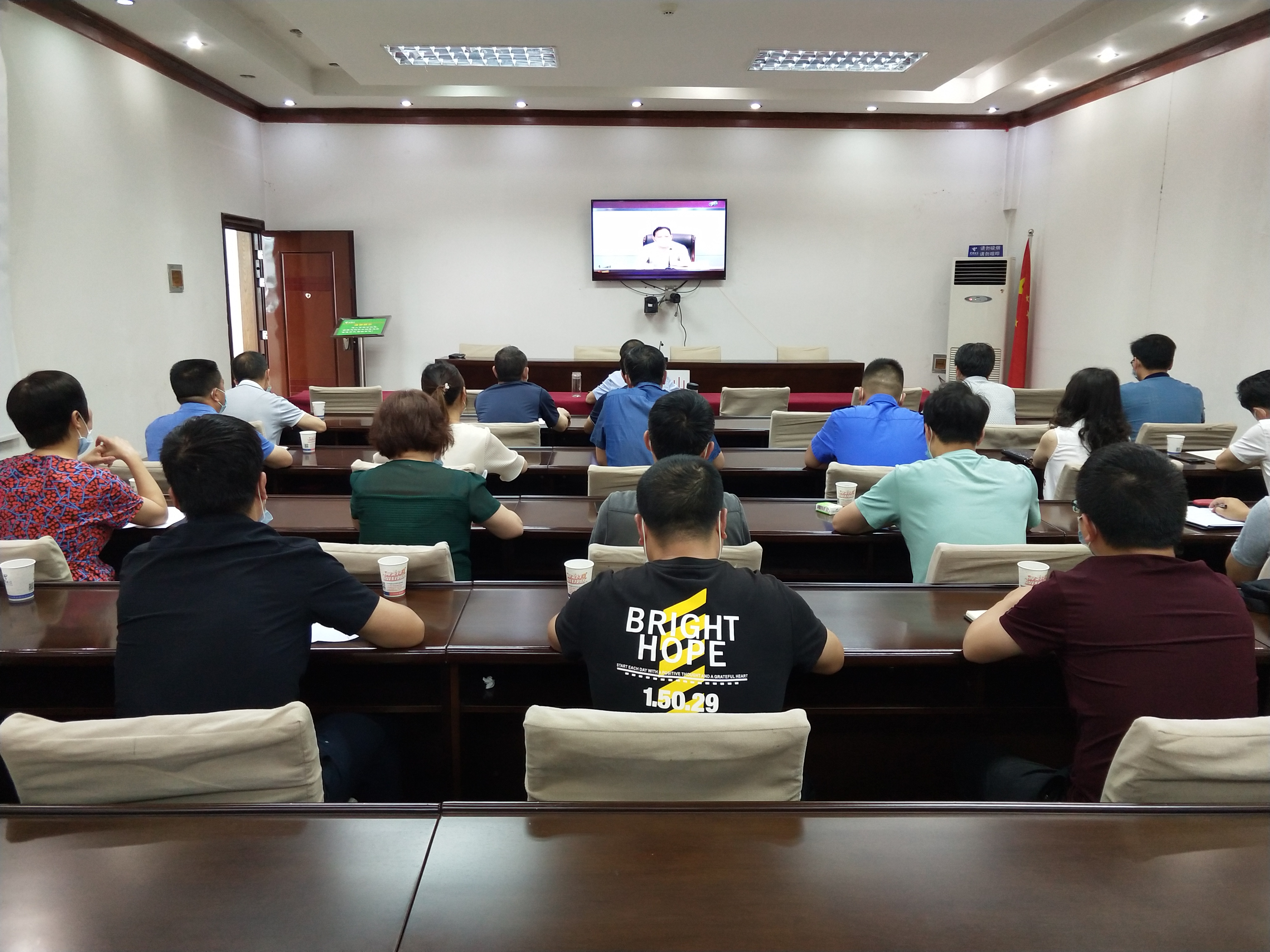 我县收看全市国家森林城市监测评价工作视频会