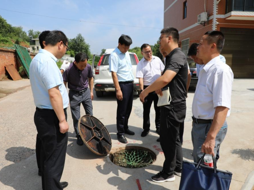 竹山乡镇生活污水治理项目通过省级验收
