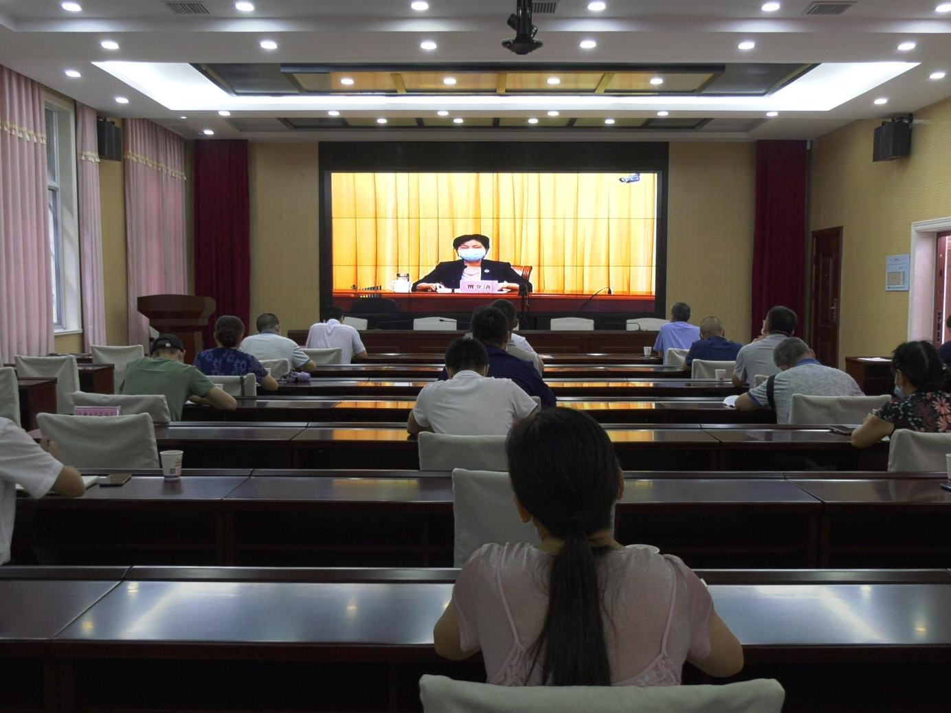 我县组织收看全省文化和旅游汛期安全工作视频会