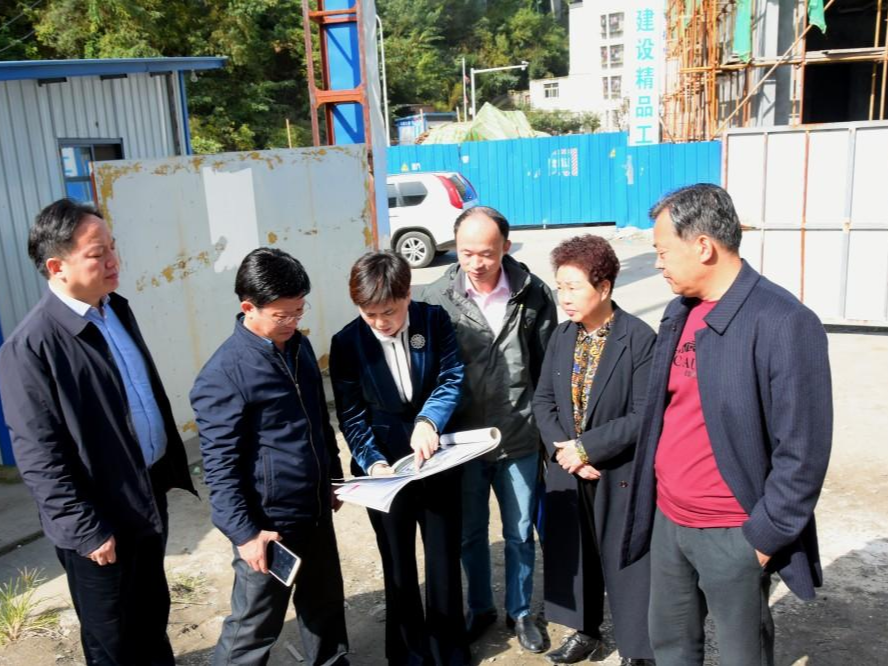 省残联调研我县残联基础设施建设工作