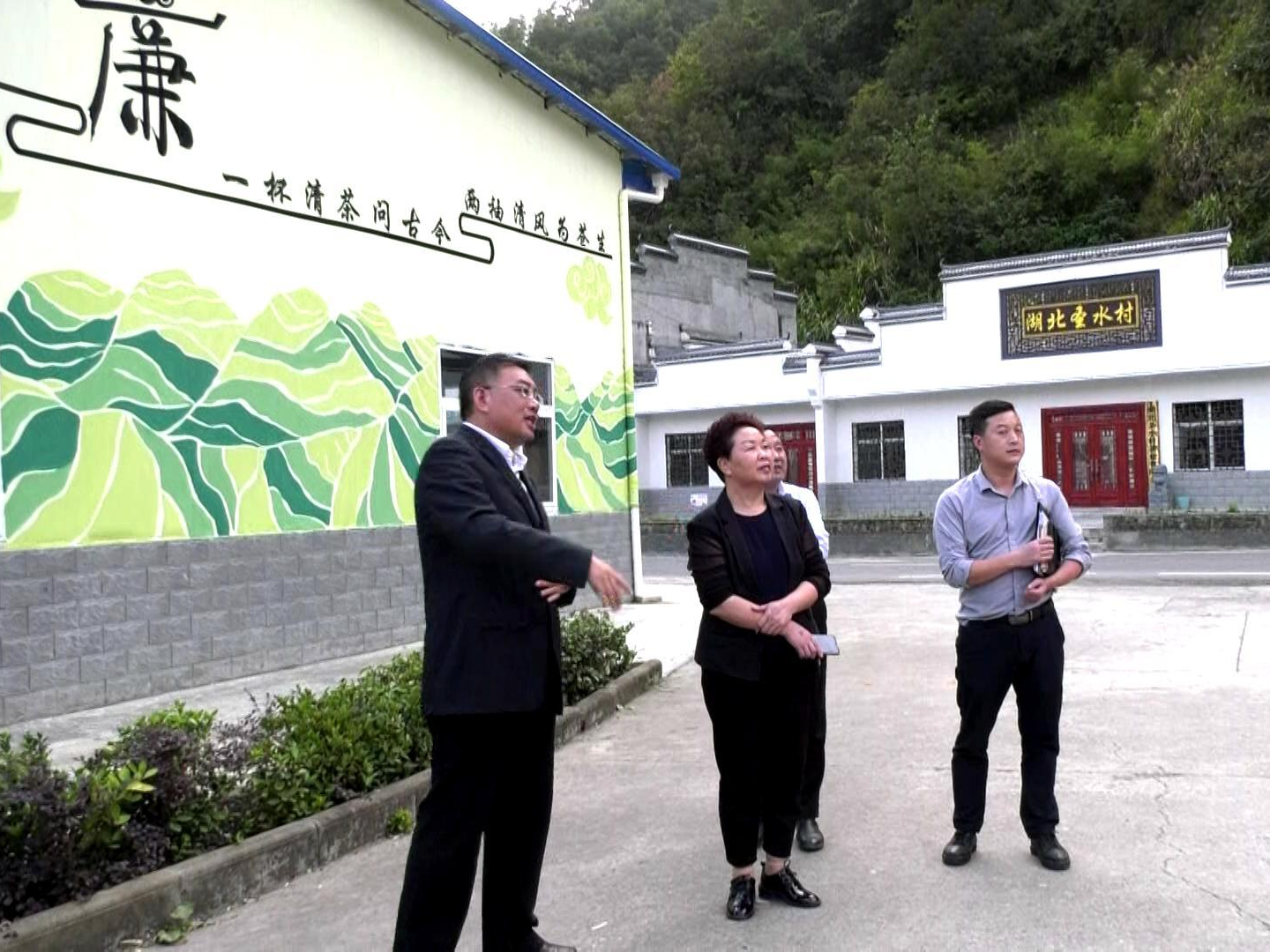 县领导调研得胜镇茶业产业