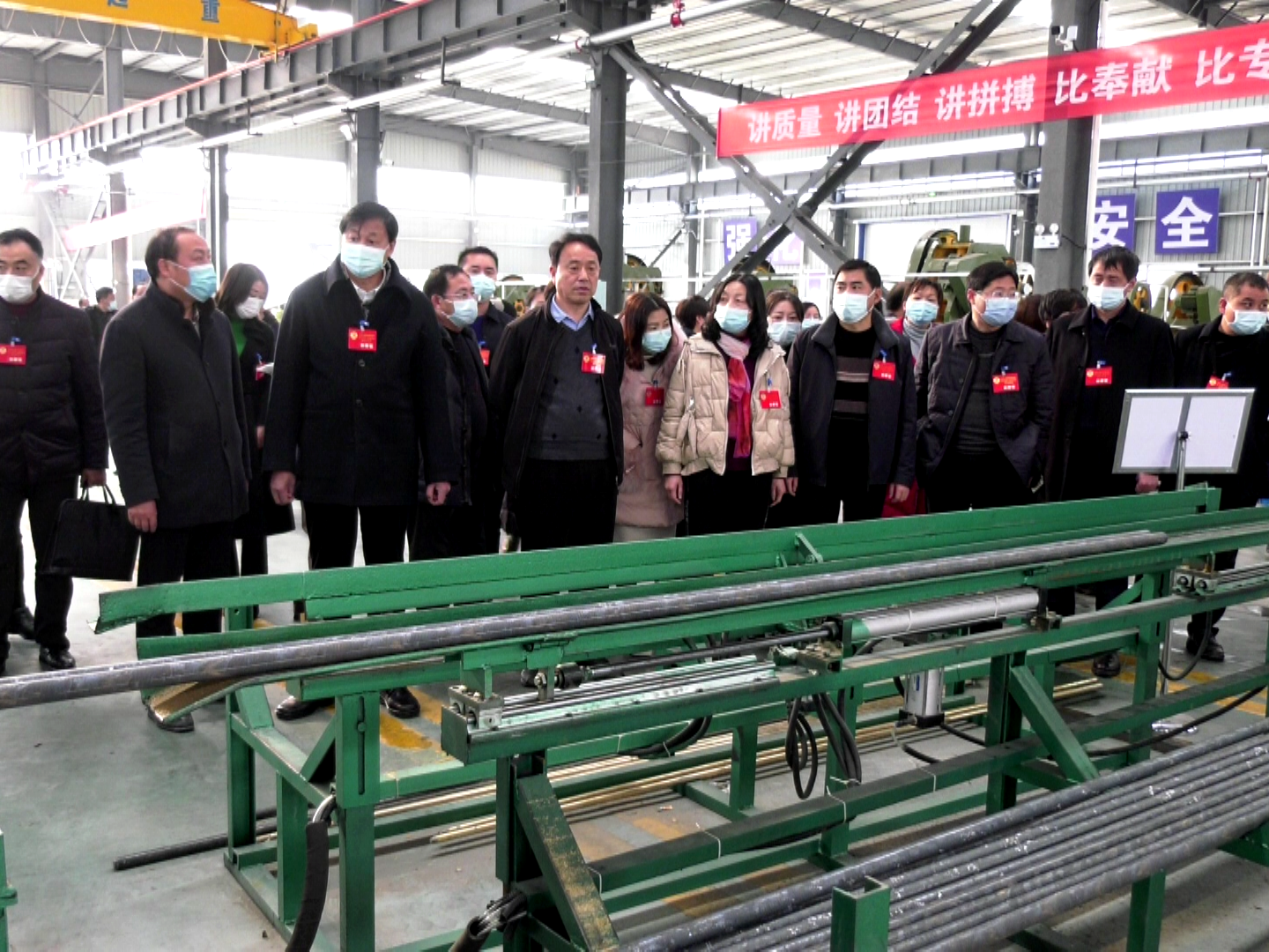 县政协委员观摩我县发展新成果