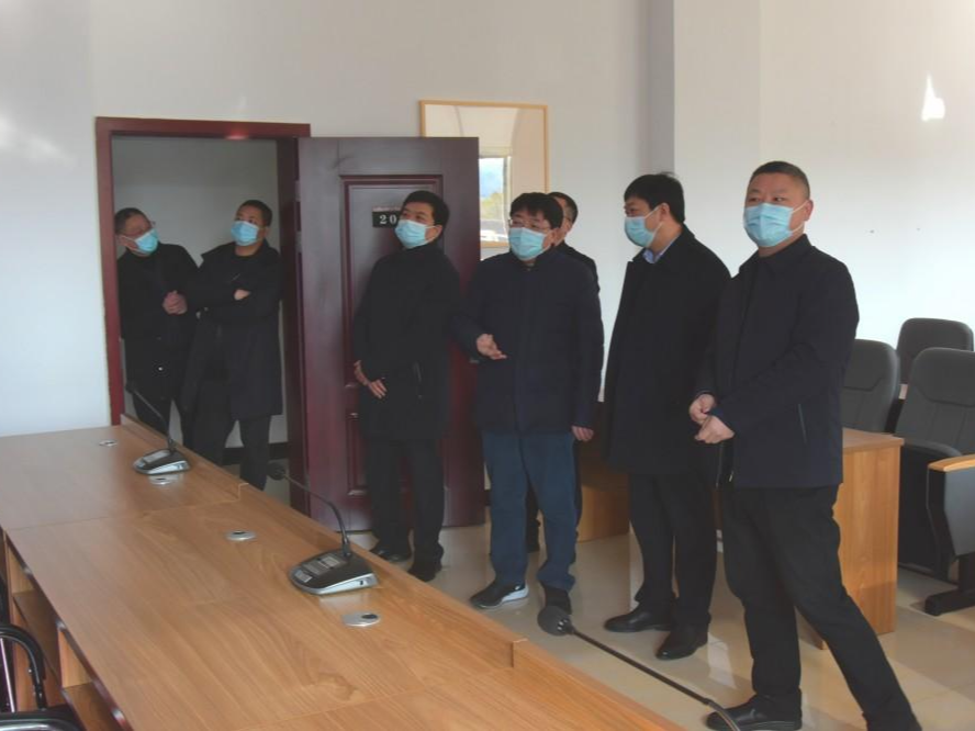 省委考核组来我县考核平安建设和法治工作