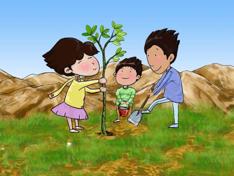 县实验幼儿园开展植树节主题活动
