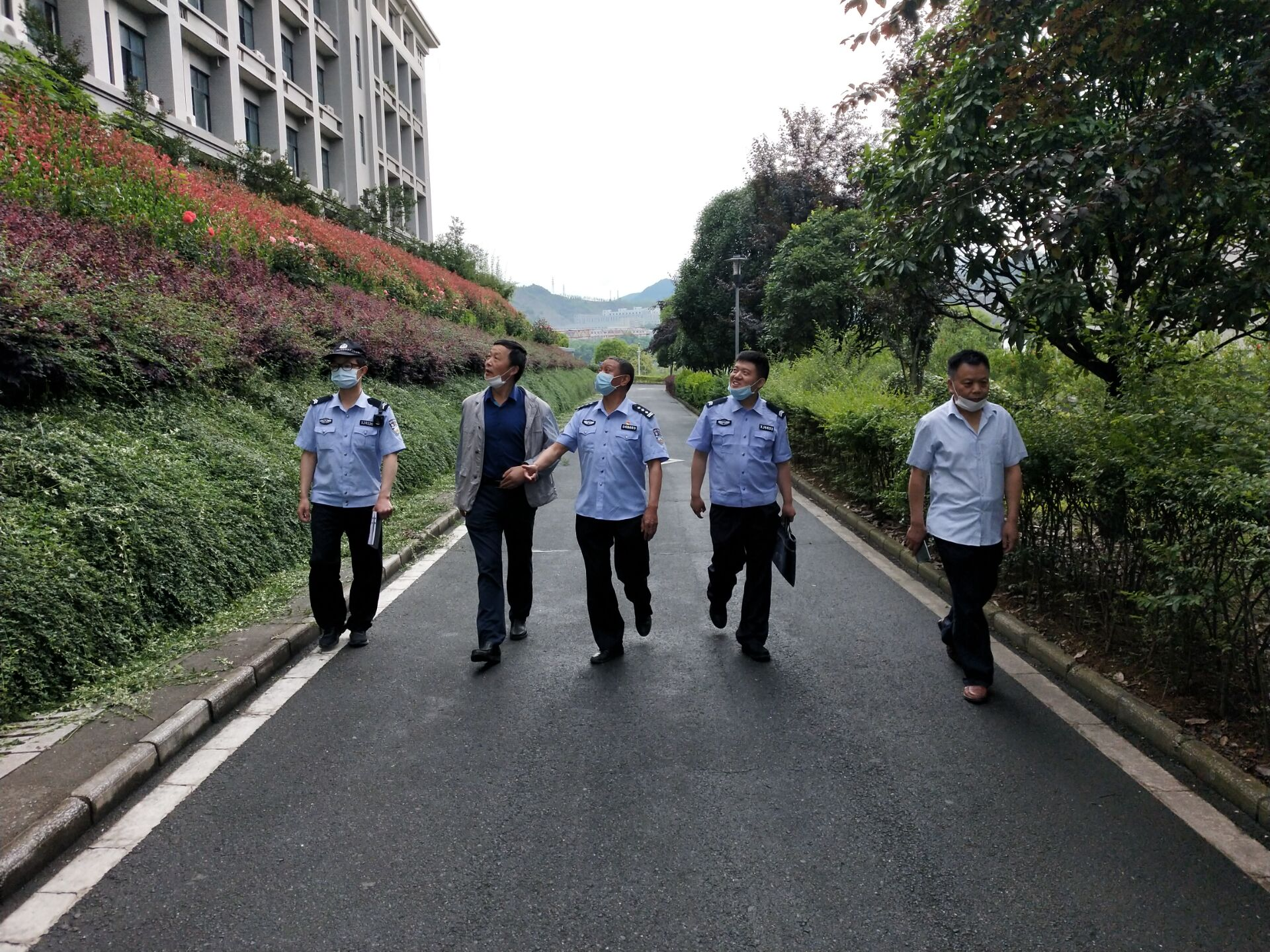 竹山一中：排查隐患 护航高考