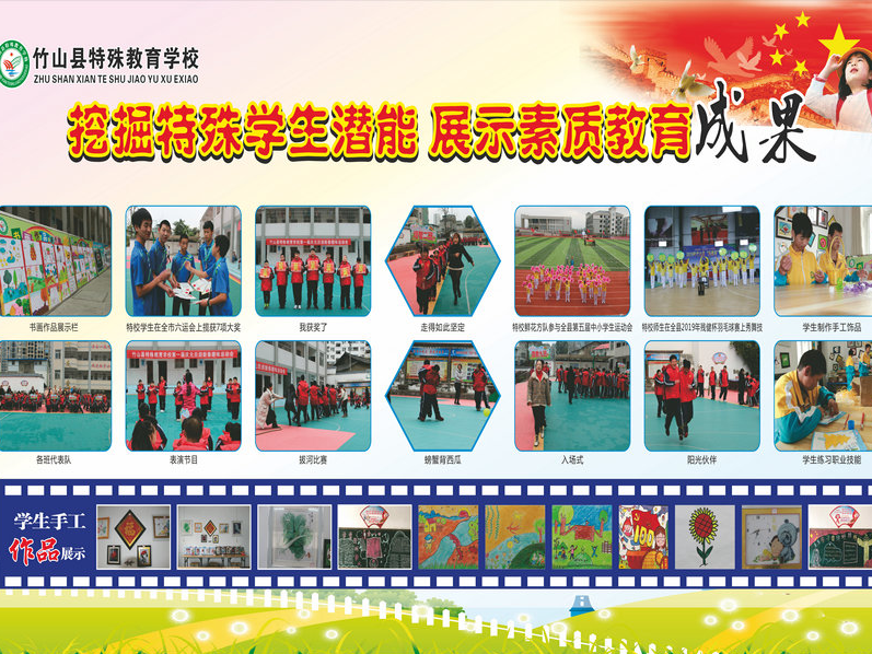 县特殊教育学校举行素质教育成果展示活动