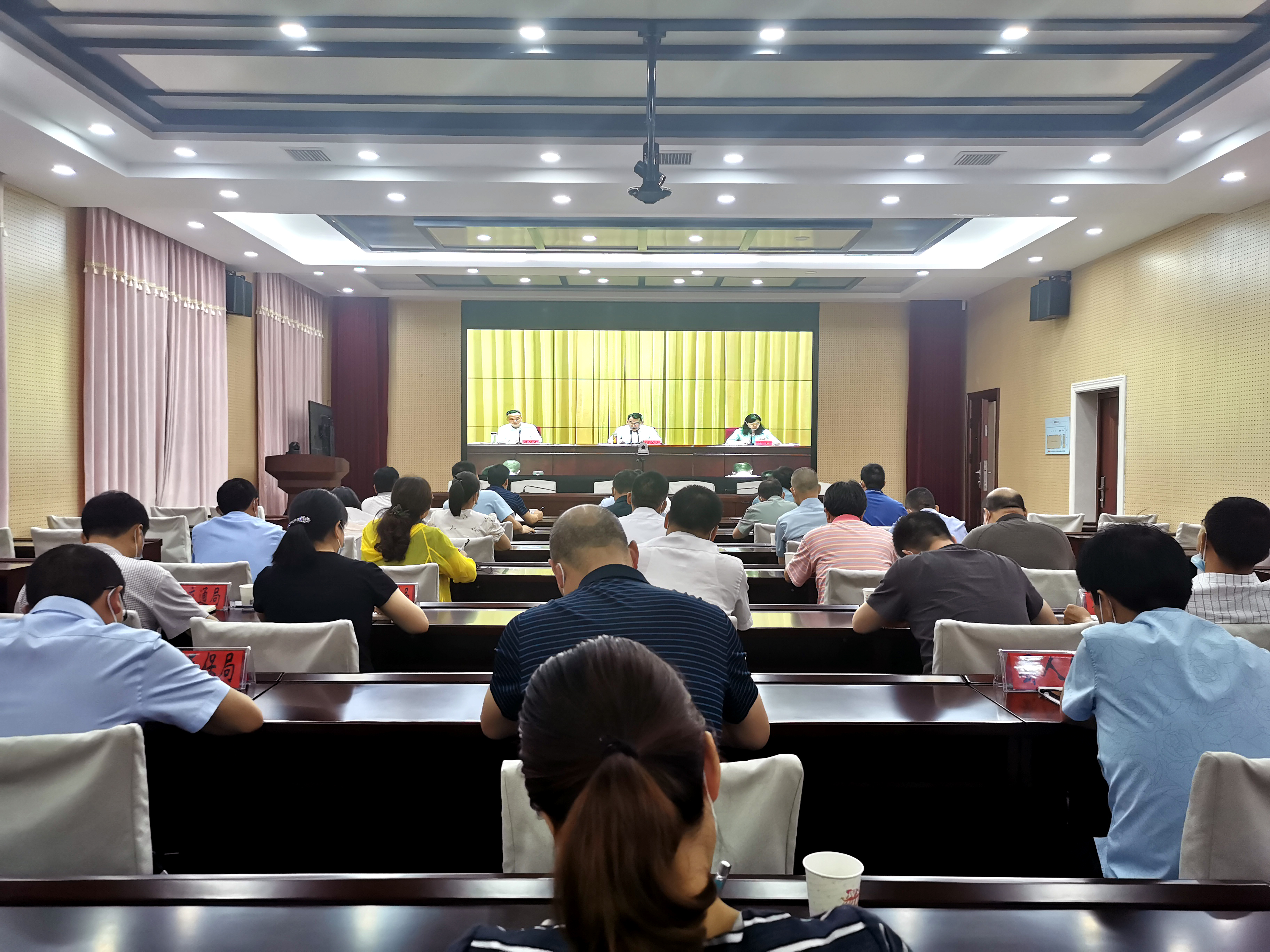 我县收看全省退役军人重点工作推进电视电话会