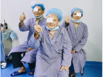 七旬老人盲三年　医生巧手送光明