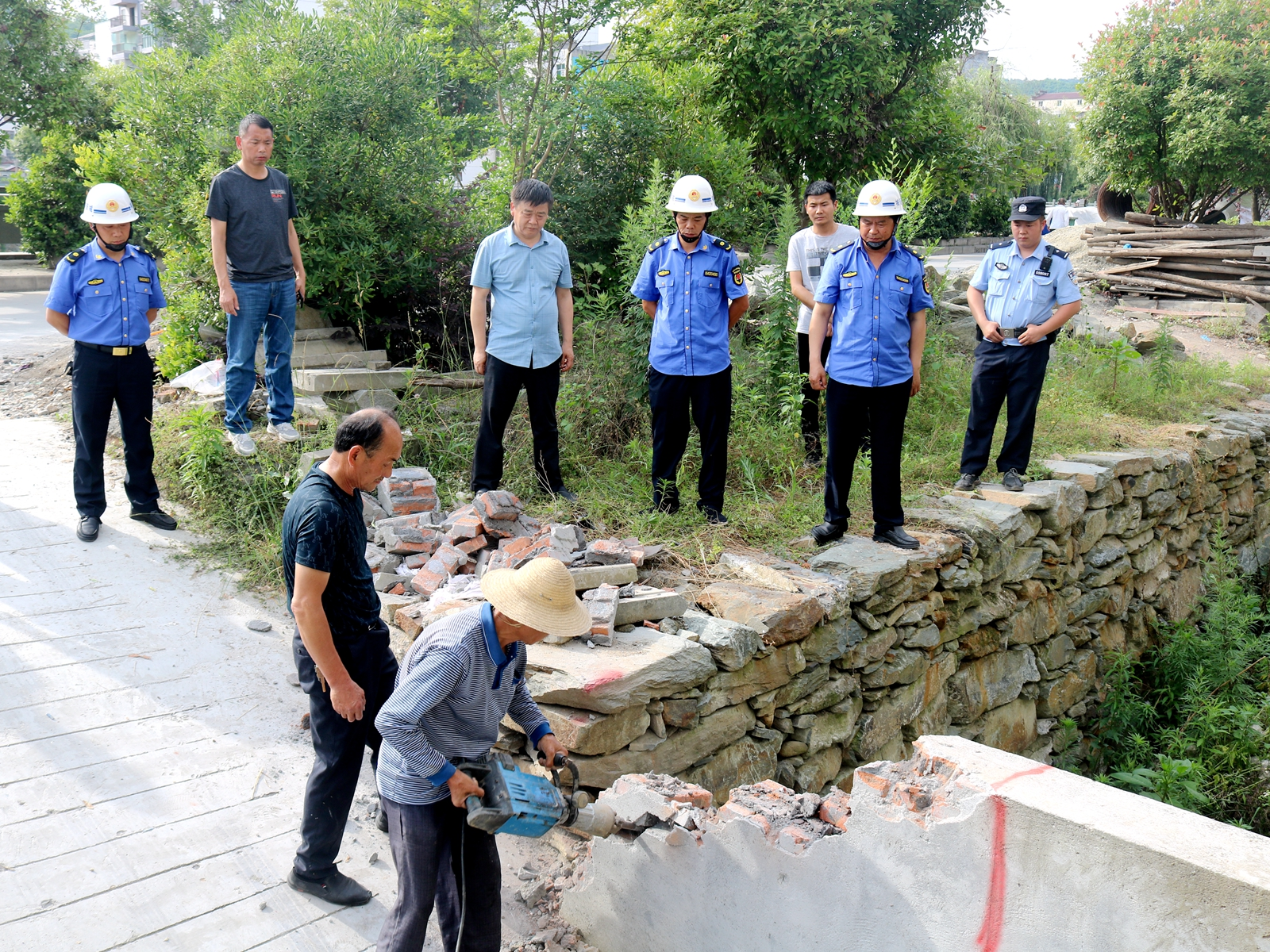 溢水鎮(zhèn)：硬核拆違為建設(shè)美麗溢水“清障”