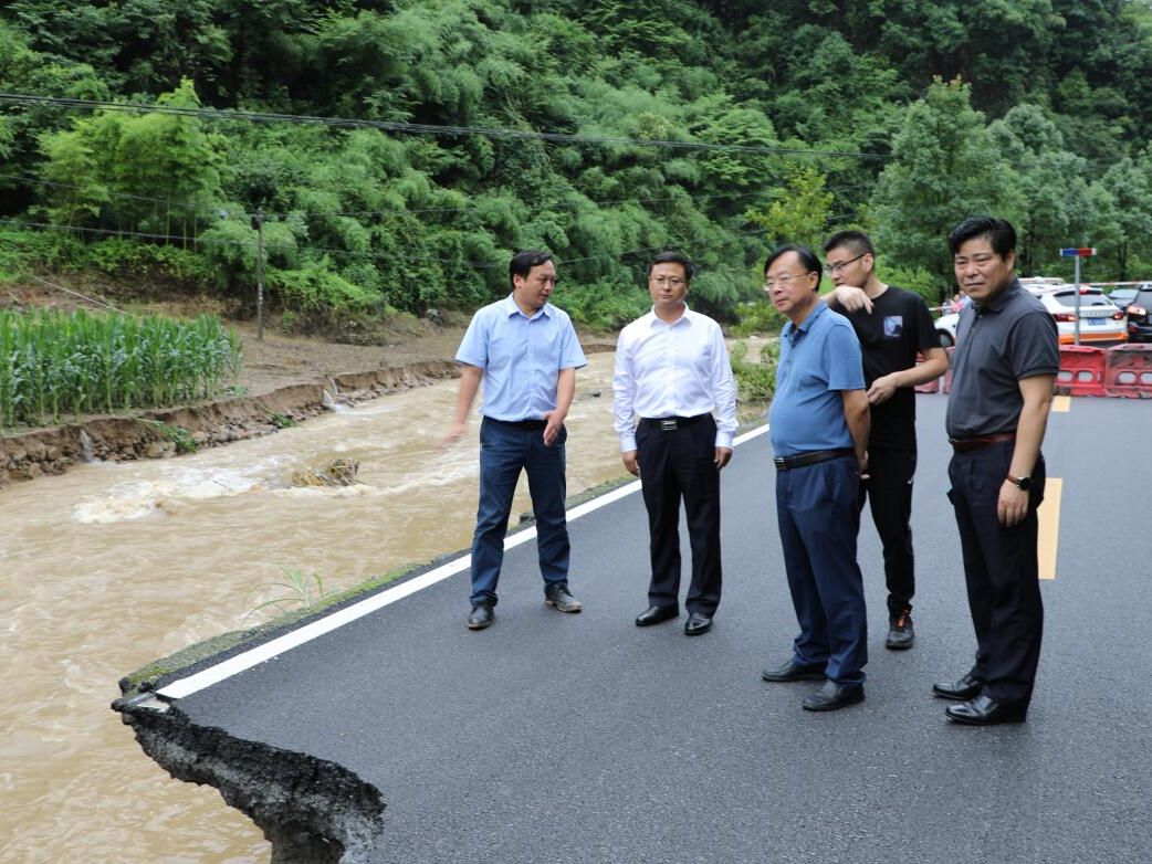 陈建平第一时间赴文峰指导抗灾救灾