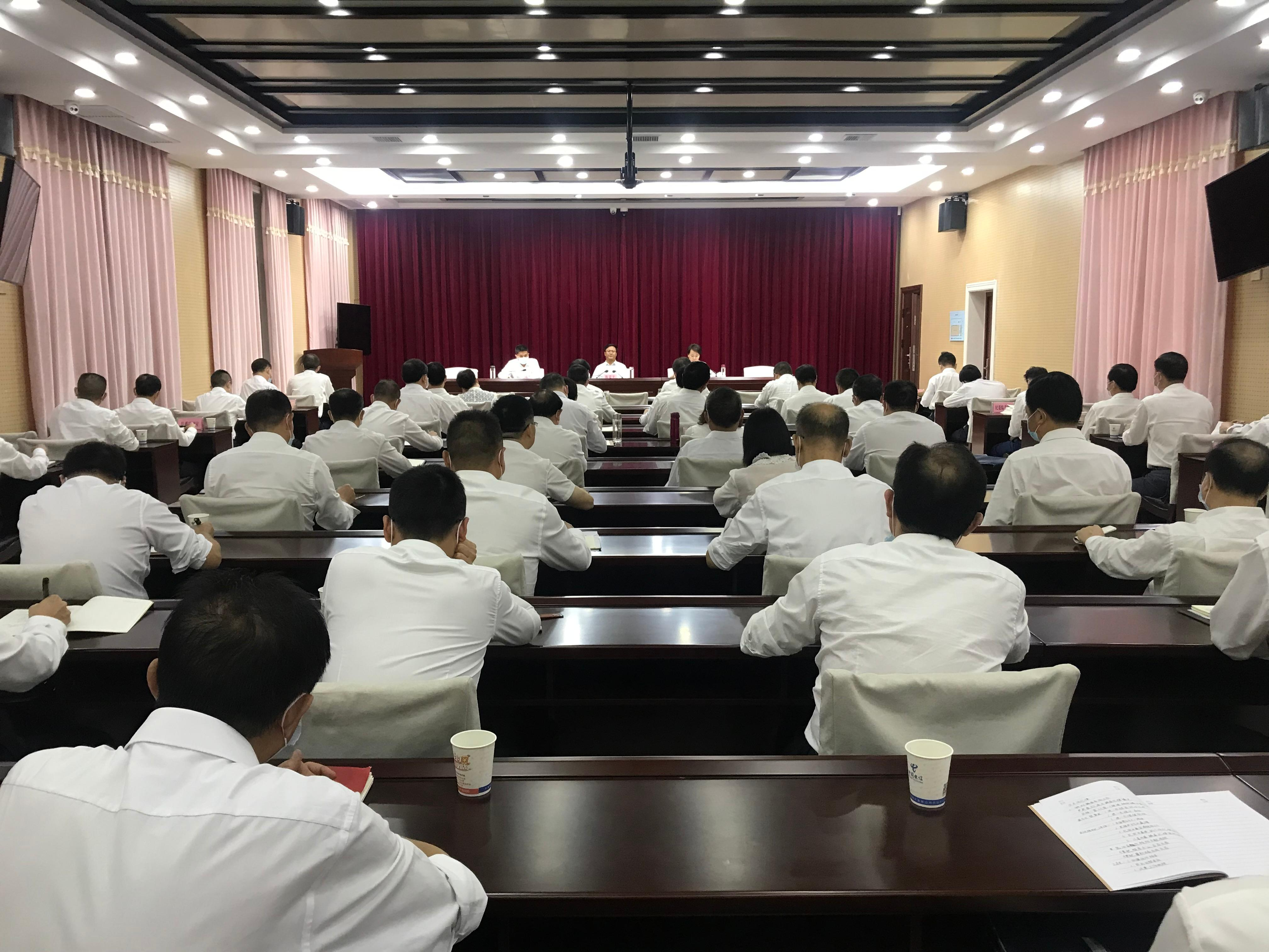 我县收听收看省市警示教育视频会议