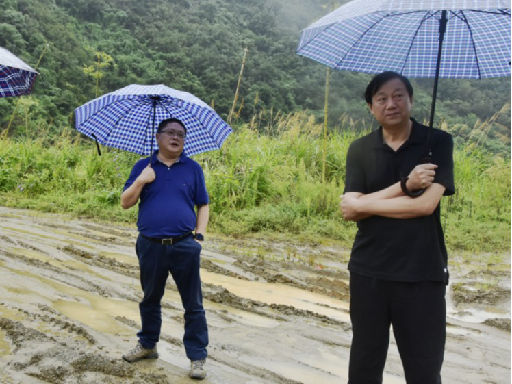 市委督导组督导我县防汛工作