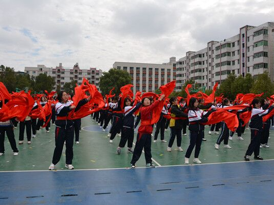 竹山二中举行2021年秋季田径运动会