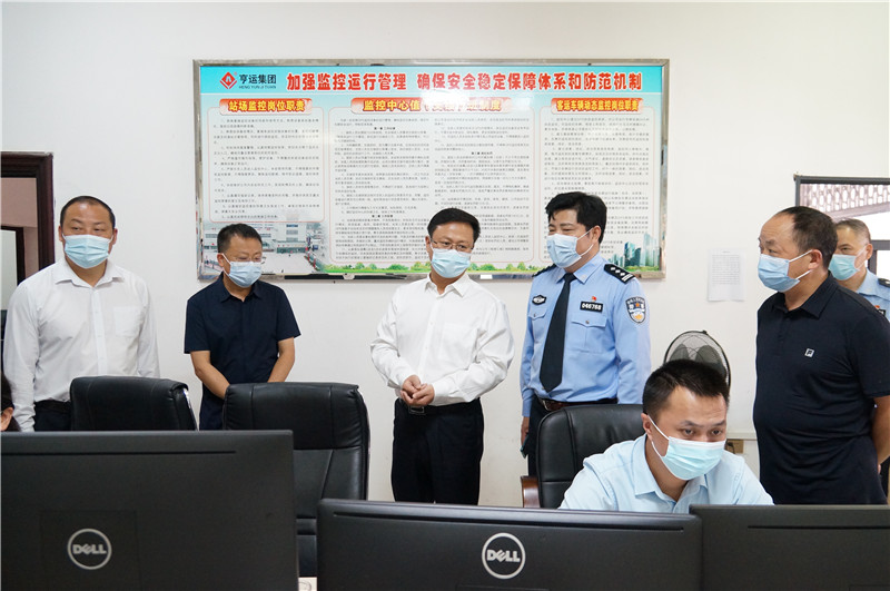 陈建平督导国庆节假期期间安全工作