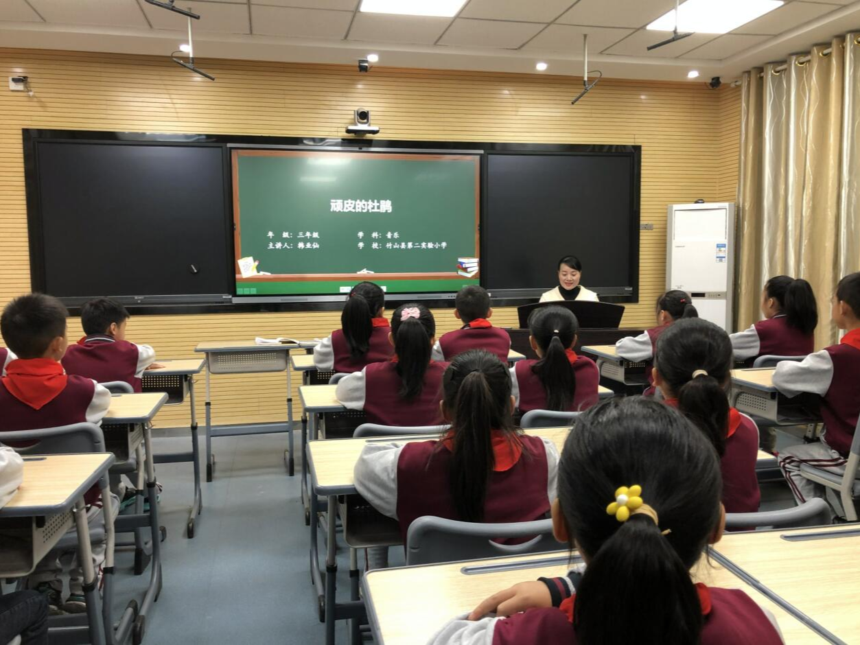 县第二实验小学体音美教学工作扎实开展