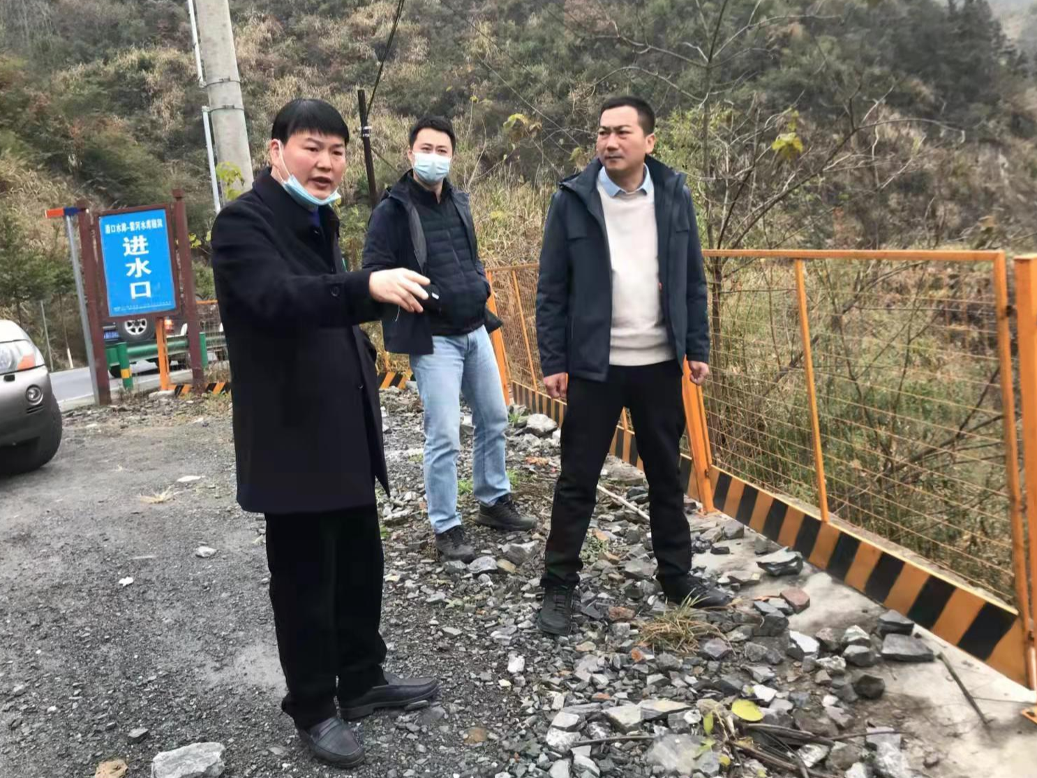 市水利工程移民服務中心來竹調研水資源配置工作