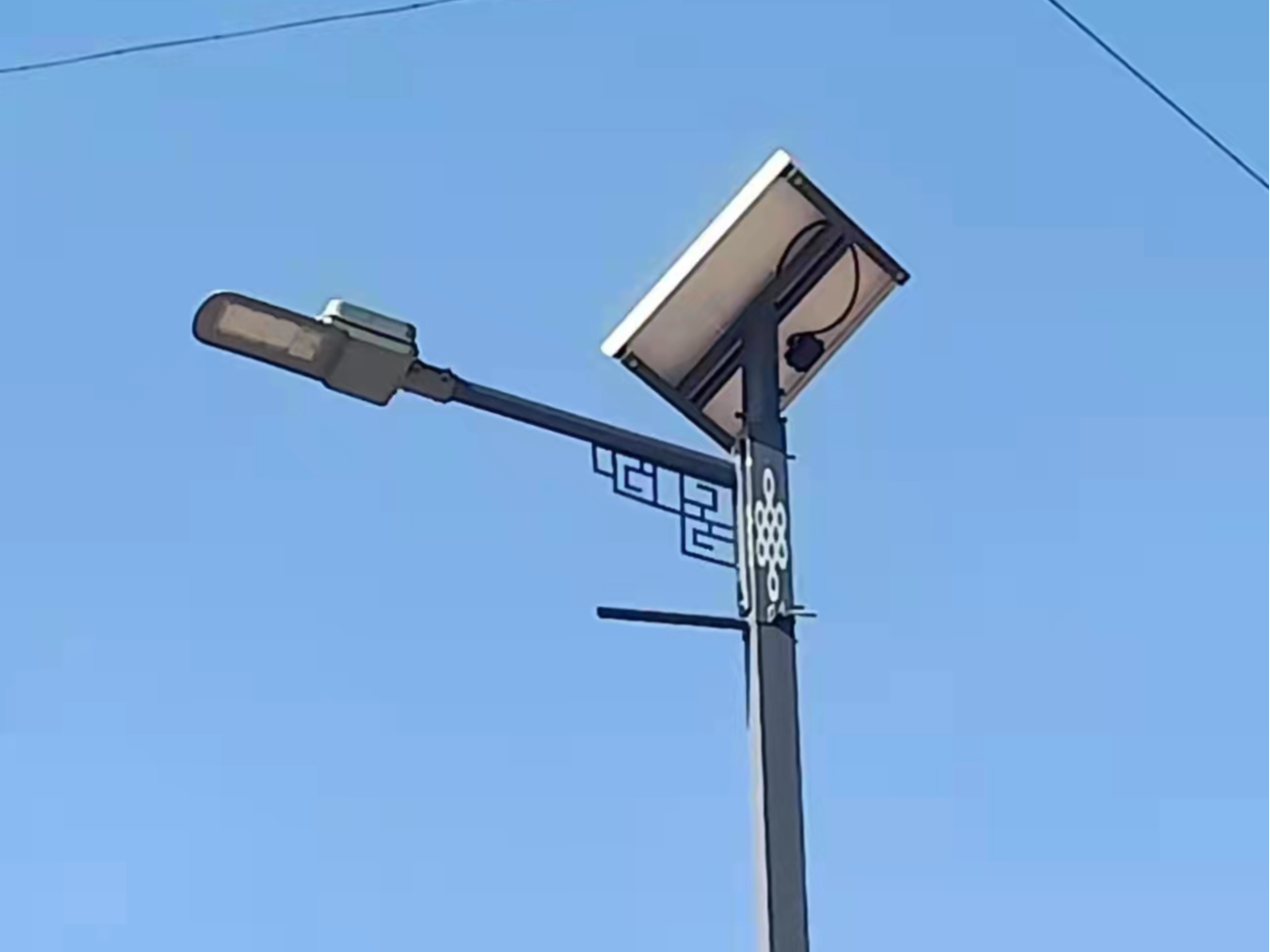 省通信管理局幫扶西河村20萬余元安裝路燈