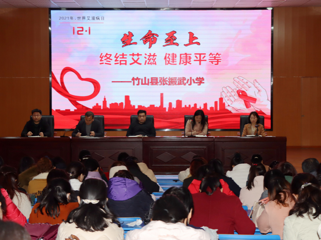 张振武小学开展“世界艾滋病日”健康宣传教育