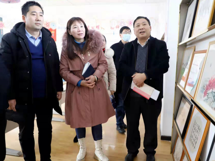 省教育厅来我县调研