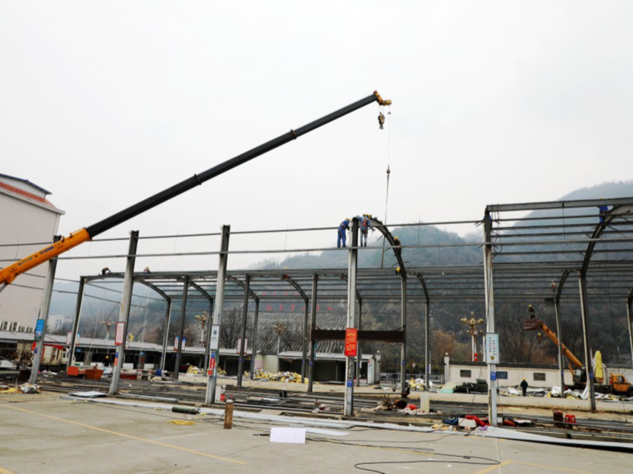 我縣擴建城西農貿市場