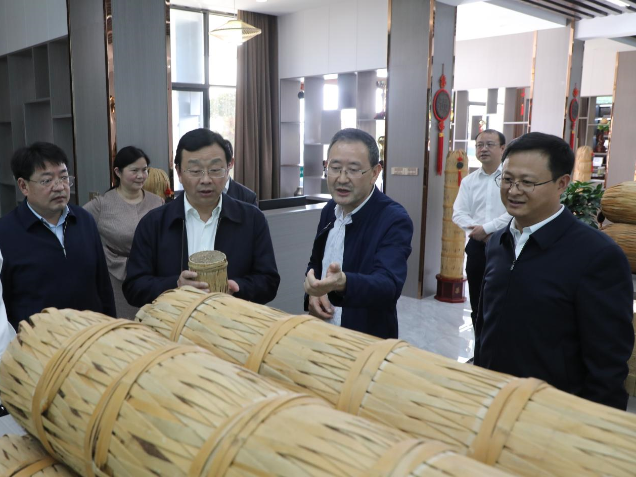 省农业农村厅厅长吴祖云一行来竹调研