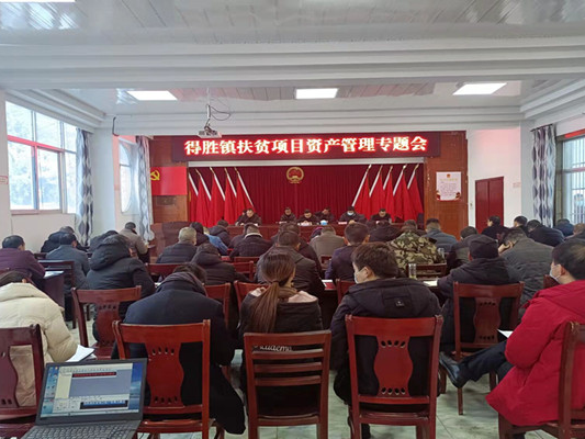 得胜镇扎实做好扶贫资产后续监管工作