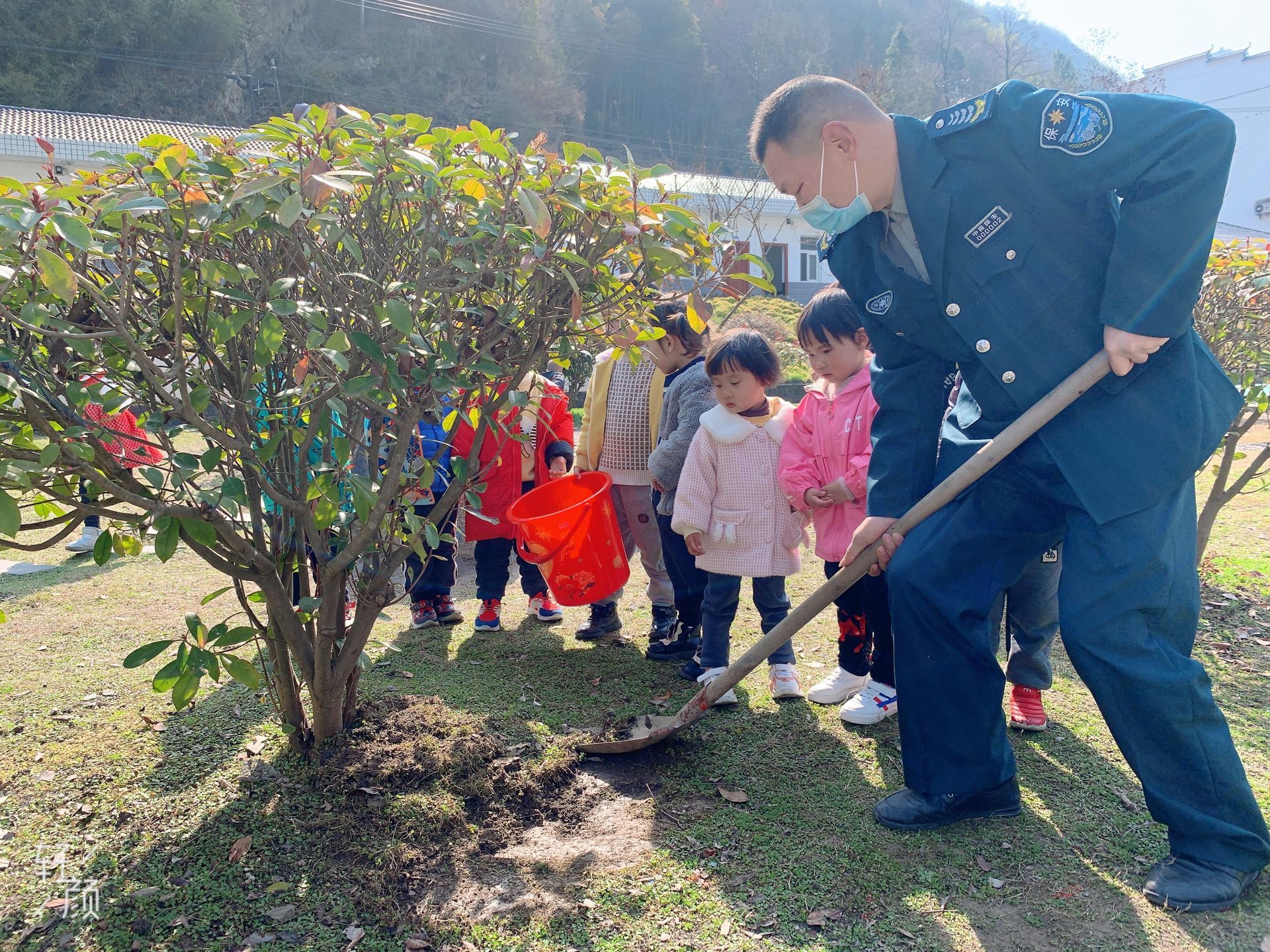 双台乡中心幼儿园开展“植树节”主题系列教育活动