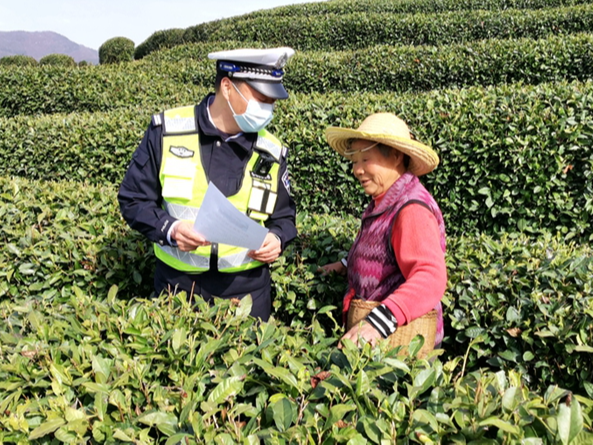 县公安局：茶园安全宣传 “减量控大”不误农事