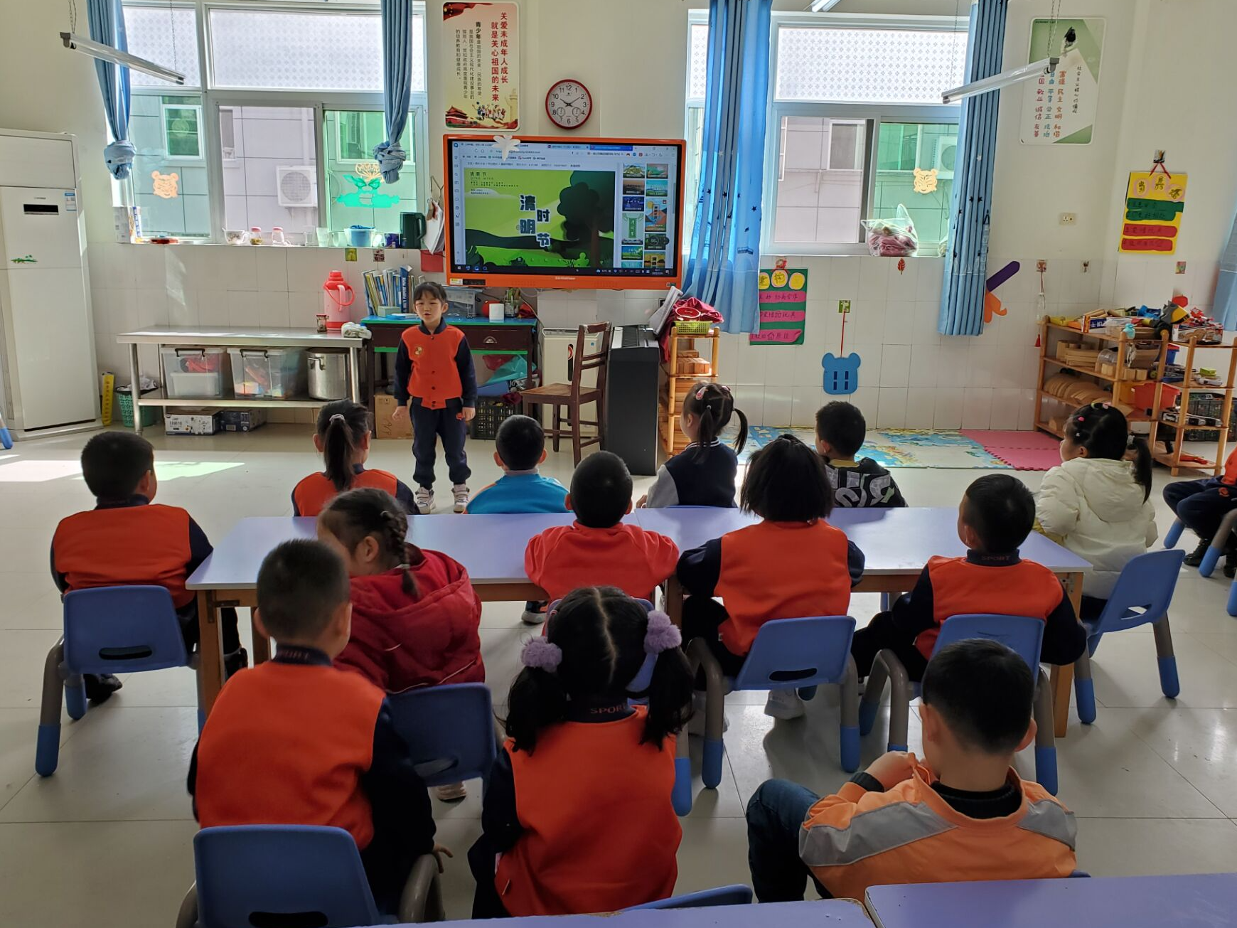 实验幼儿园：开展清明节系列主题教育活动