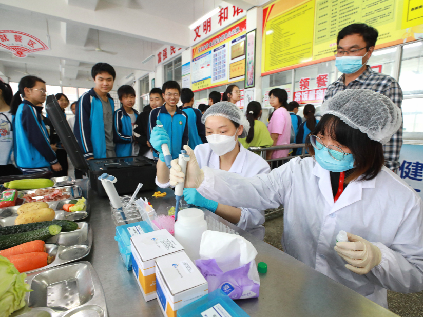 “你点我检”进校园   守护师生饮食安全