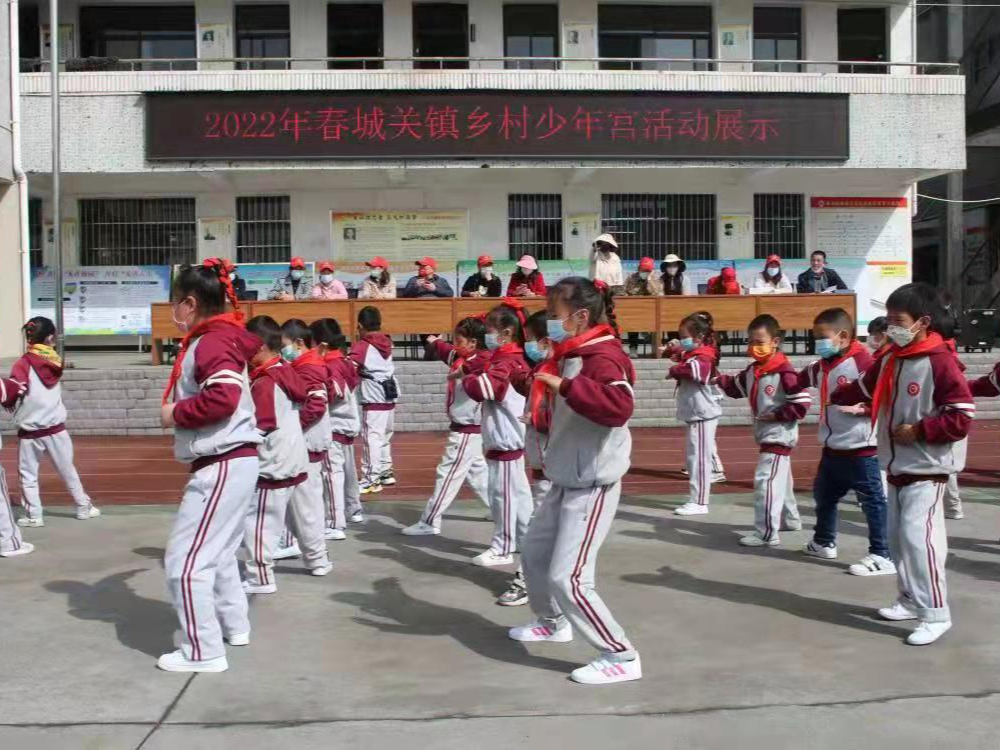 明清小学举行乡村少年宫活动展示