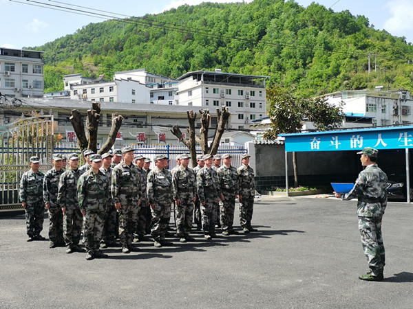 得胜镇：基干民兵点验“兵味浓”