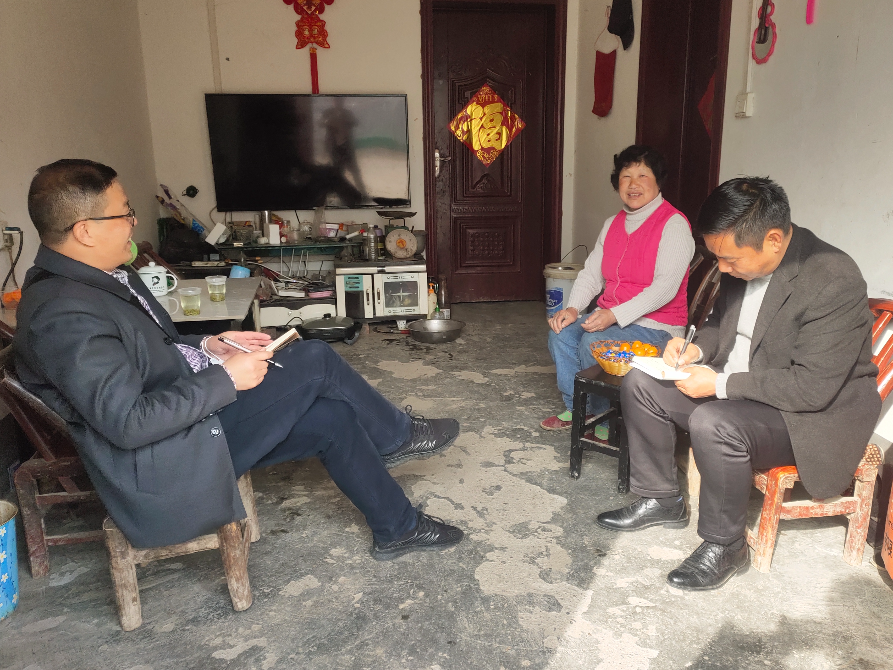 楼台乡：开展“户户走到” 推进乡村振兴