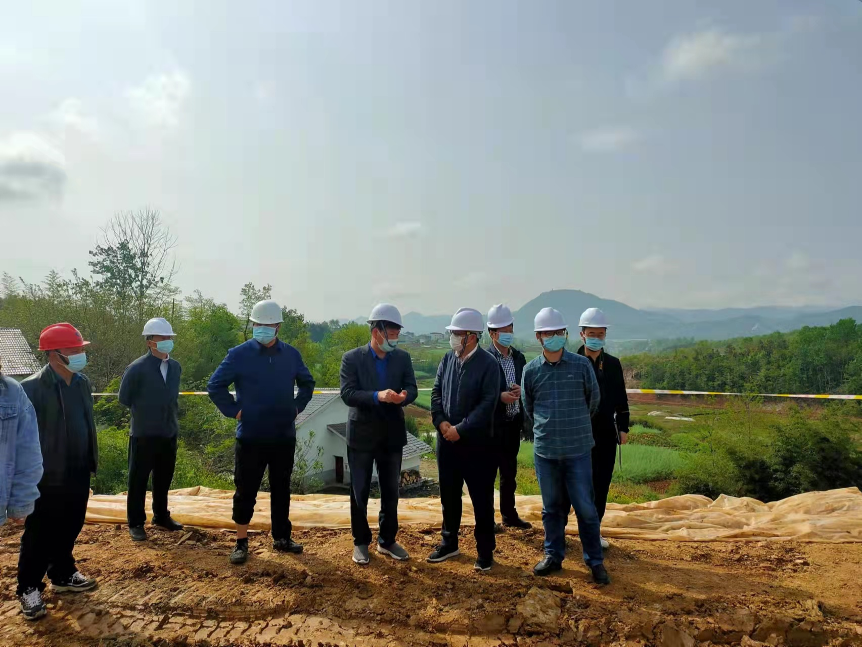 省水利事业发展中心二级巡视员张从银来竹调研