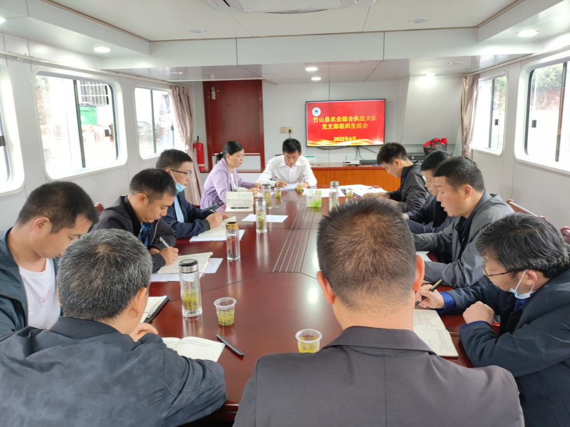 县农业综合执法党支部召开2021年度组织生活会
