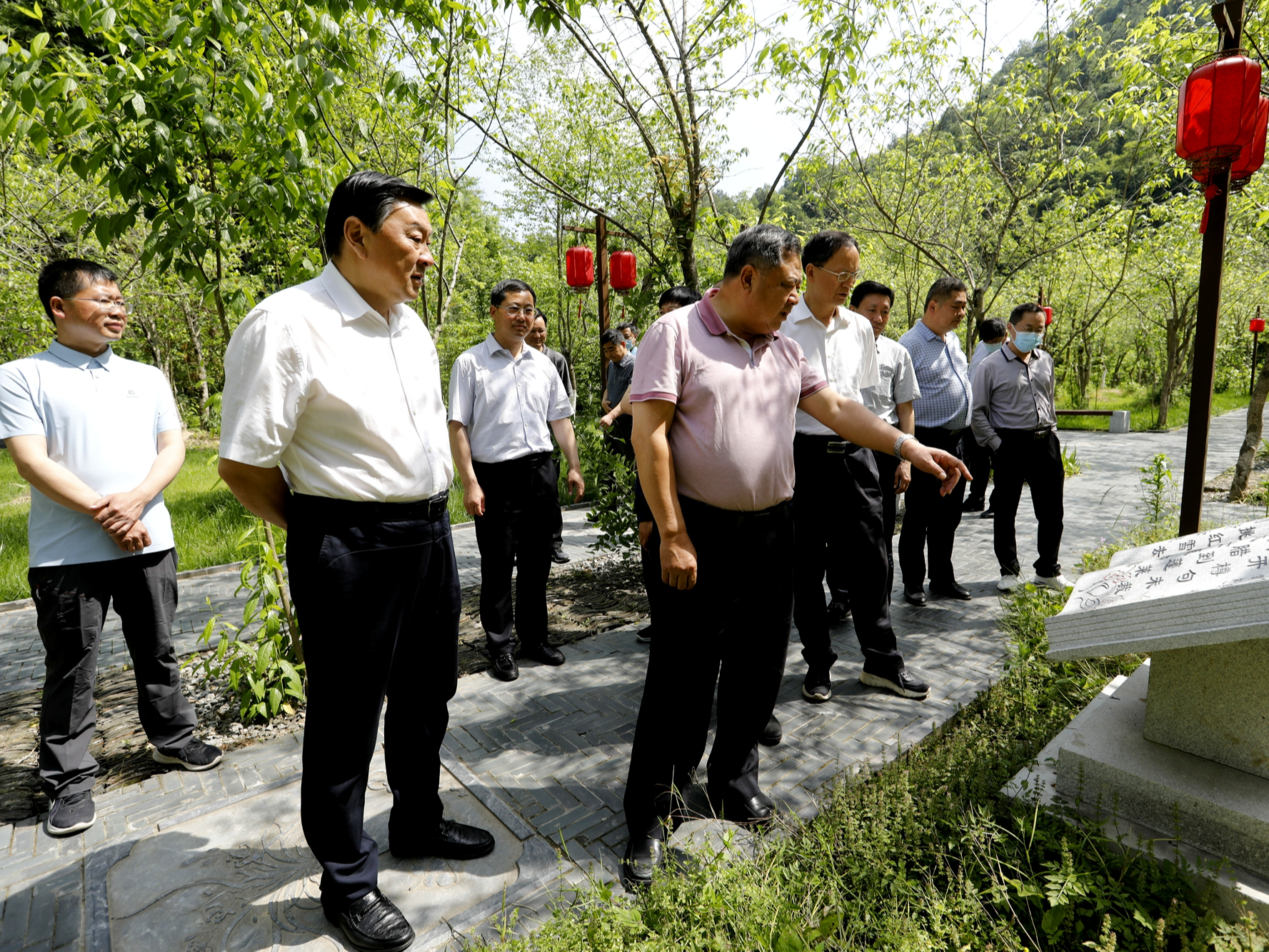 省市政协调研我县森林康养产业