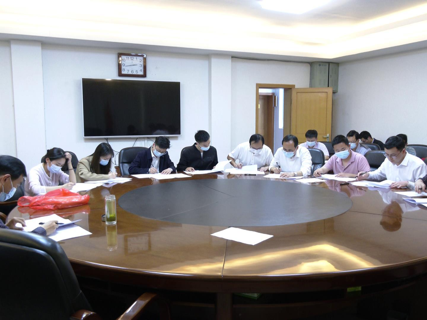 县委办公室开展“岗位大练兵”集中测试