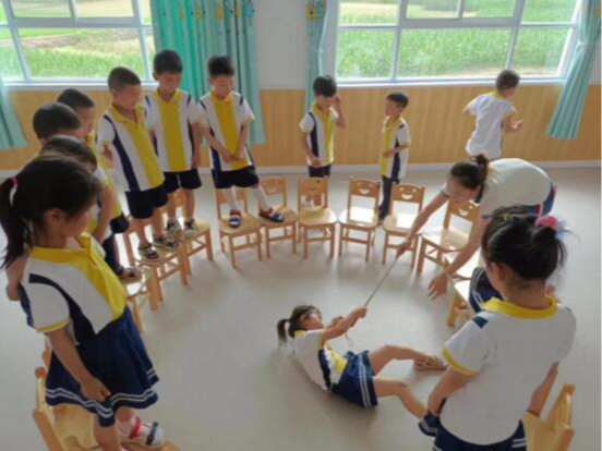 溢水第二幼儿园开展防溺水安全演练