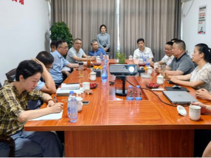 省市供销社来我县调研冷链物流项目建设