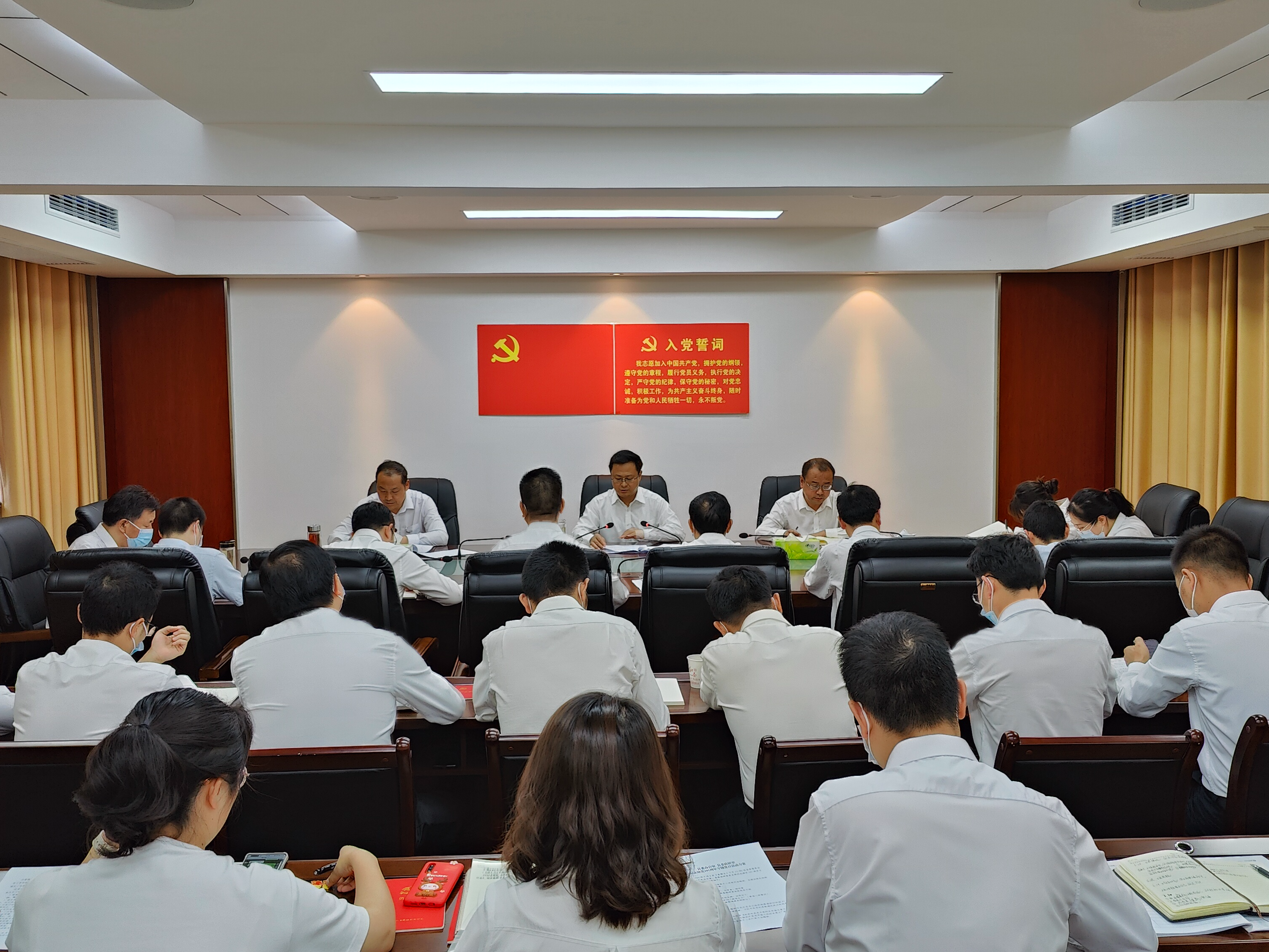 陈建平参加庆祝建党101周年专题党日活动