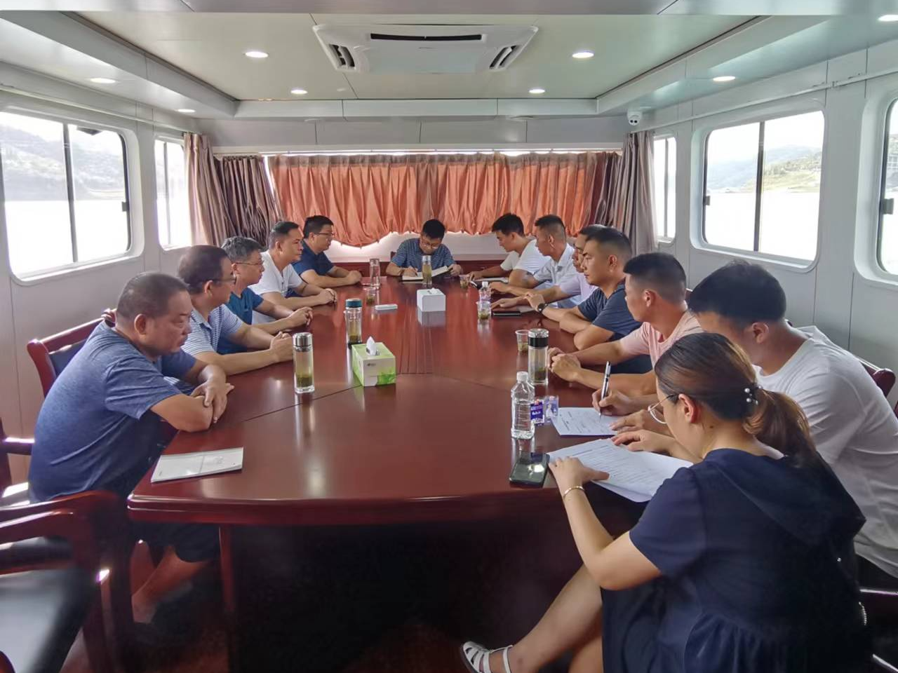 县农业综合执法大队开展庆“八一”退役军人座谈会