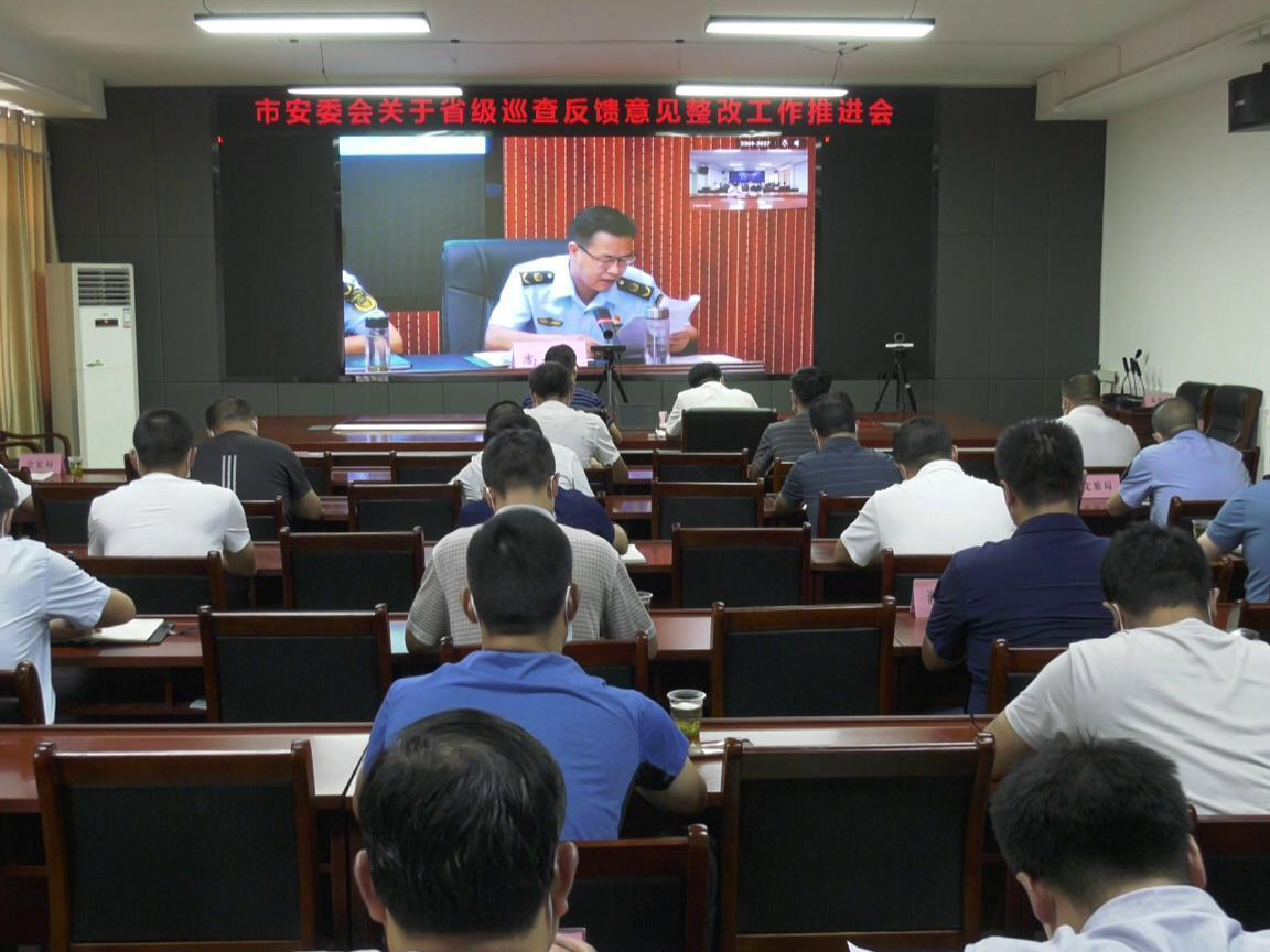 我县收看市安委会关于省级巡查反馈意见整改工作视频会