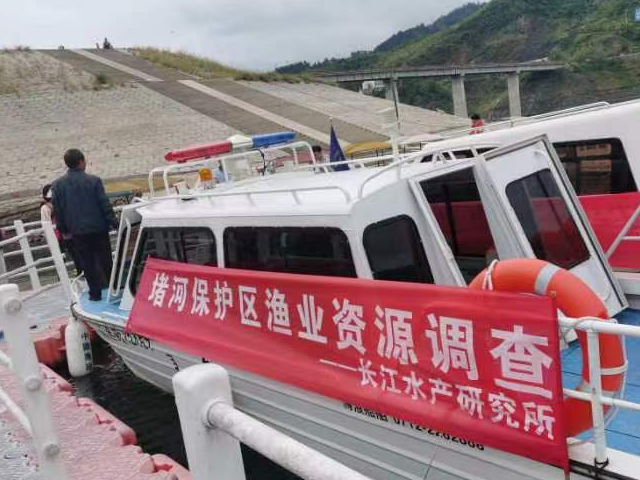 长江水产研究所来我县开展渔业资源调查