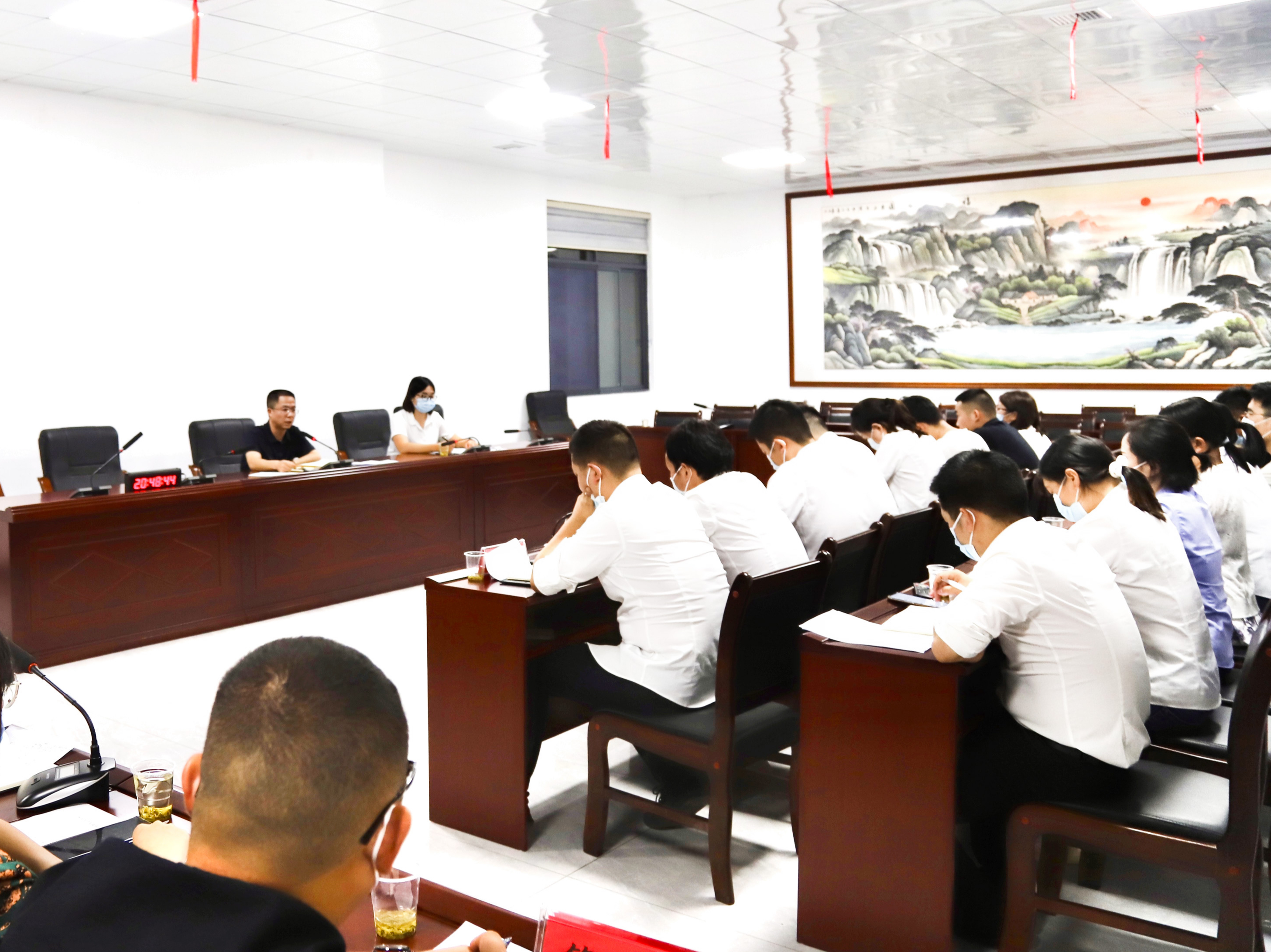 麻家渡镇：开展节前廉政教育 筑牢廉洁防线