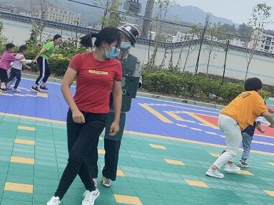 溢水第二幼儿园开展校园安全应急演练