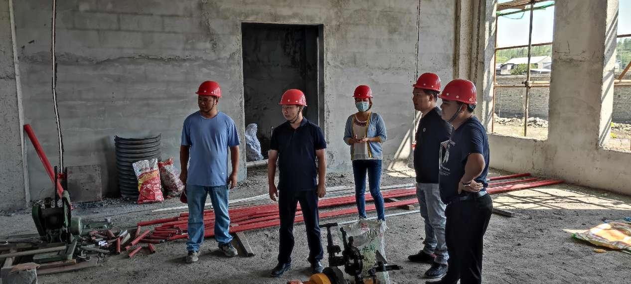 宝丰镇开展在建工地安全生产检查