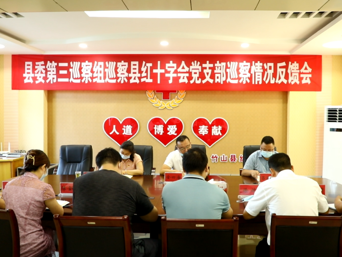 县委第三巡察组向红十字会党支部反馈巡察情况