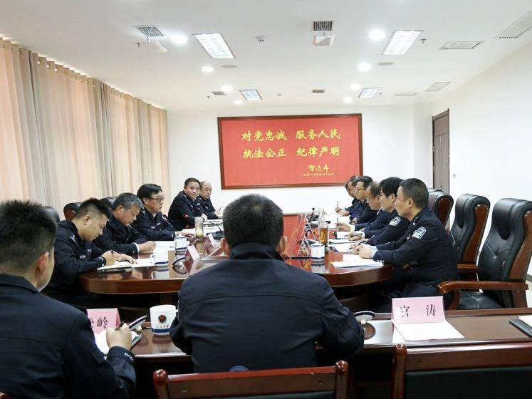 省公安厅督导组来我县检查督导安保维稳工作